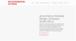 Desktop Screenshot of ecommercestore.co.za